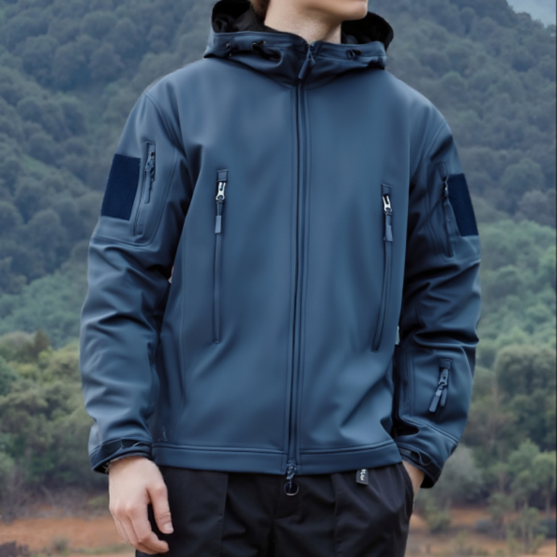 Wholesale Customized Windproof Waterproof Softshell Jacket Sport Outdoor Fleece Rain Tactical Winter Hardshell Hunting Coat