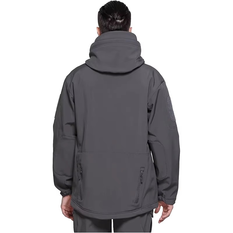 Wholesale Customized Windproof Waterproof Softshell Jacket Sport Outdoor Fleece Rain Tactical Winter Hardshell Hunting Coat